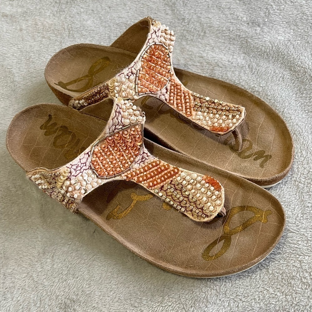 Sam Edelman Olivie 4 Slide Sandal Size 8 Medium